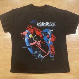 Cowboy Bebop x Goat crew heavyweight vintage tee - double sided print